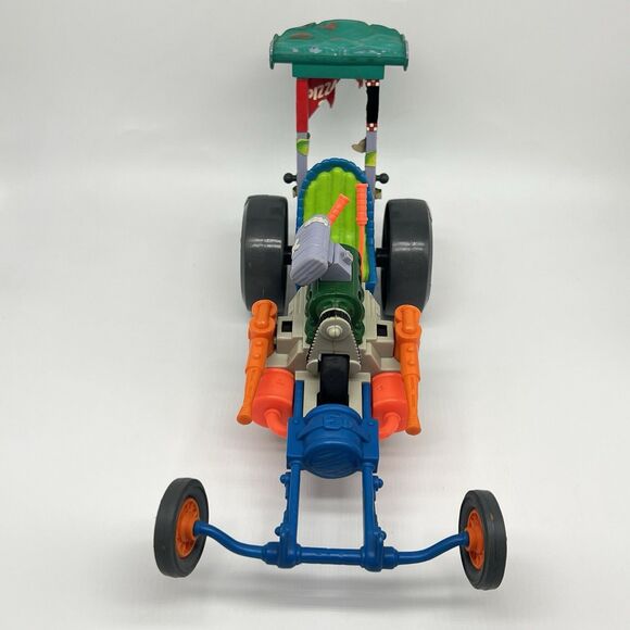 Vtg TMNT 1990 Playmates SEWER DRAGSTER & Leonardo Teenage Mutant Ninja Turtles - Picture 4 of 16